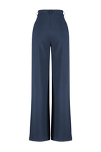 Trendyolmilla Lacivert Bol Paça Dokuma Pantolon TPRAW23PL00016