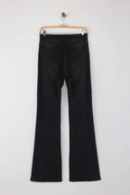 Trendyolmilla Mavi Yırtmaç Detaylı Yüksek Bel Comfort/Esnek Flare İspanyol Paça Jeans TWOAW26JE00022