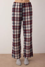 Trendyolmilla Çok Renkli Pamuklu Ekoseli Kışlık Kalın Flanel Dokuma Pijama Takımı THMAW26PT00175