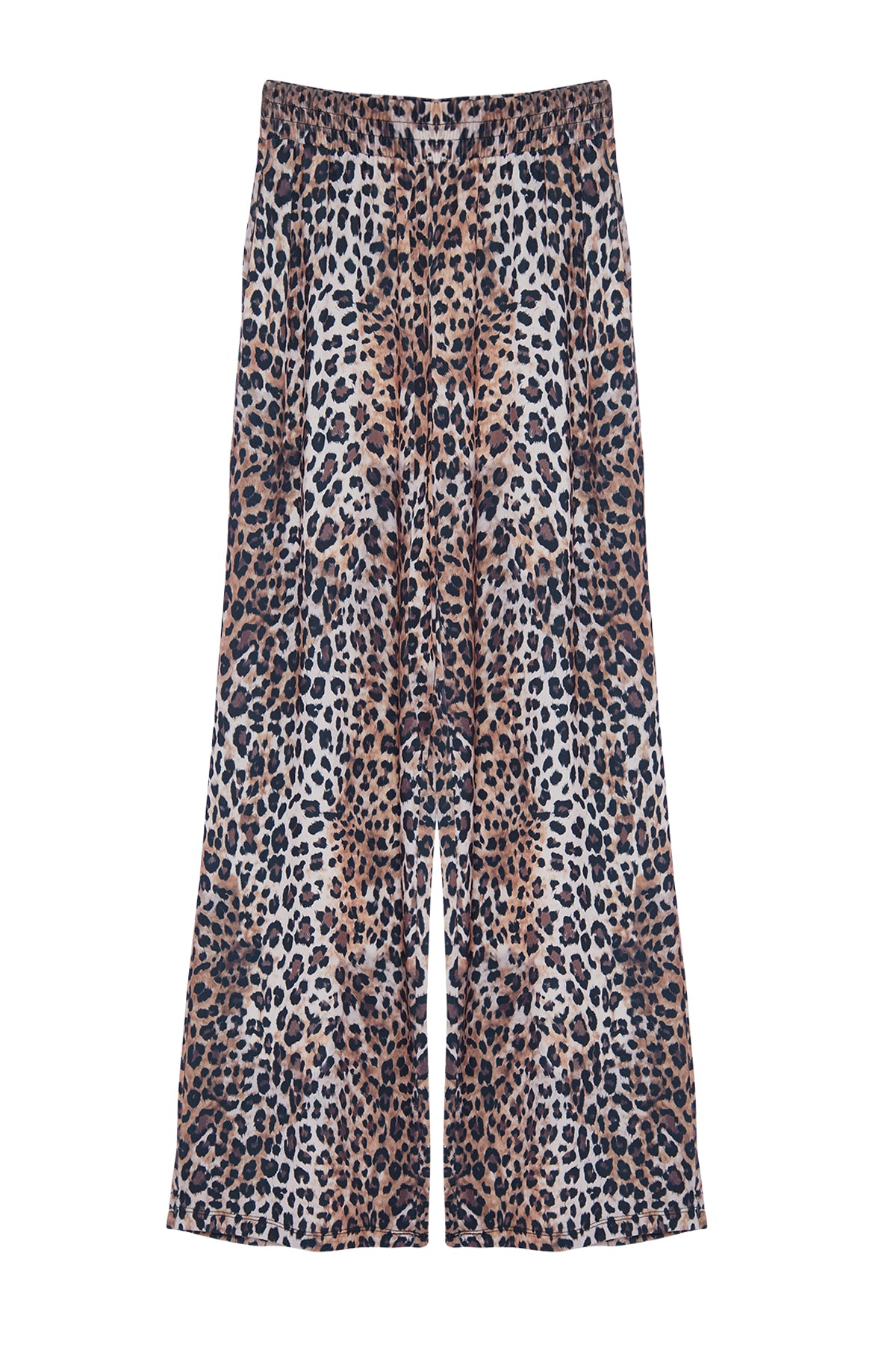 Trendyolmilla Lacivert Wide Leg/Rahat Kesim Yüksek Bel Esnek Pantolon TWOSS23PL00129