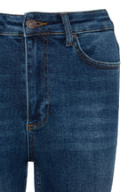 Trendyolmilla Kahverengi Yüksek Bel Esnek Skinny Jeans TWOAW24JE00068