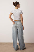 Trendyolmilla Mavi Normal Bel Bol Kesim Baggy Jeans TWOAW26JE00052