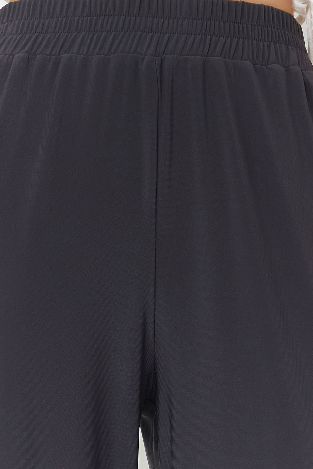 Trendyolmilla Antrasit Wide Leg/Rahat Kesim Yüksek Bel Esnek Pantolon TWOSS23PL00129