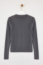 Trendyolmilla Kahverengi Basic Bisiklet Yaka Triko Kazak TWOAW23KZ01249