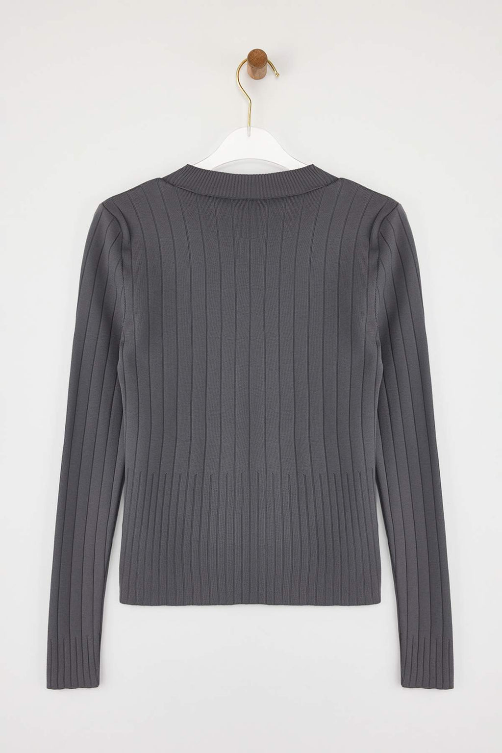Trendyolmilla Kahverengi Basic Bisiklet Yaka Triko Kazak TWOAW23KZ01249