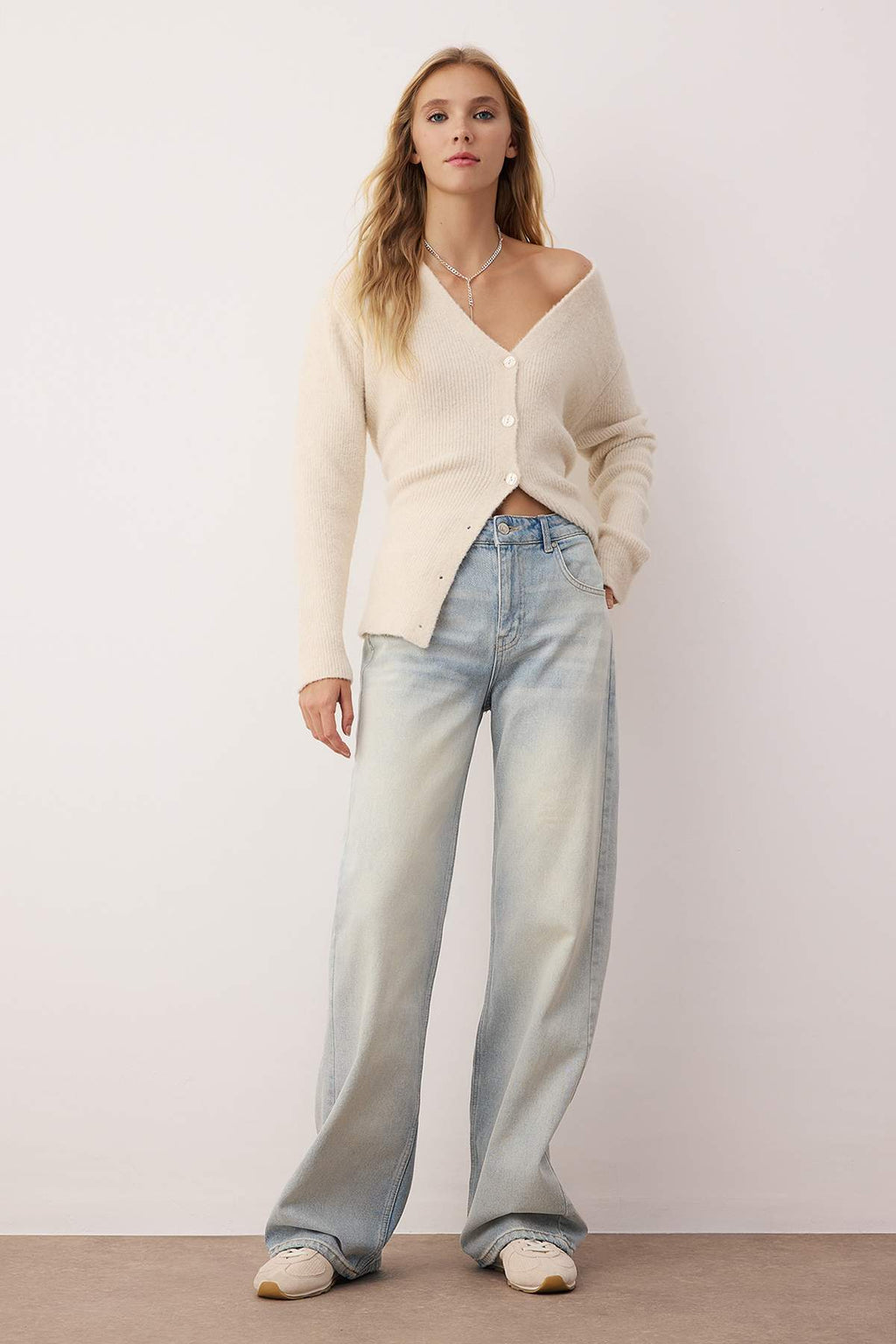 Mavi Vintage Yıkama Yüksek Bel Geniş Paça Wide Leg Jeans TWOAW26JE00072