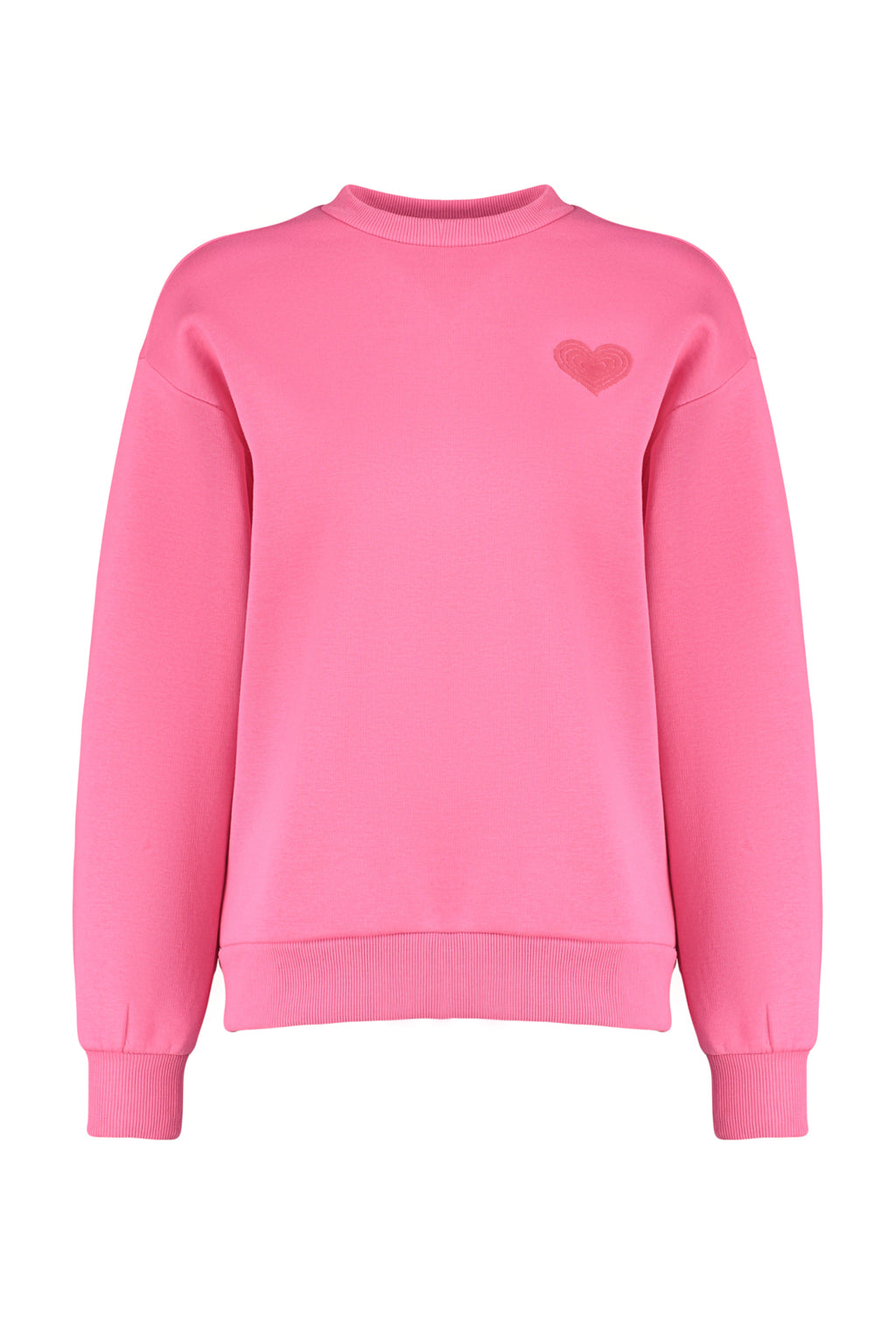 Trendyolmilla Ekru Kalın İçi Polarlı Göğüs ve Sırt Kabartma Baskılı Oversize Örme Sweatshirt TWOAW24SW00226