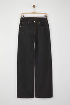 Siyah Yüksek Bel Geniş Paça Wide Leg Jeans TWOAW26JE00070