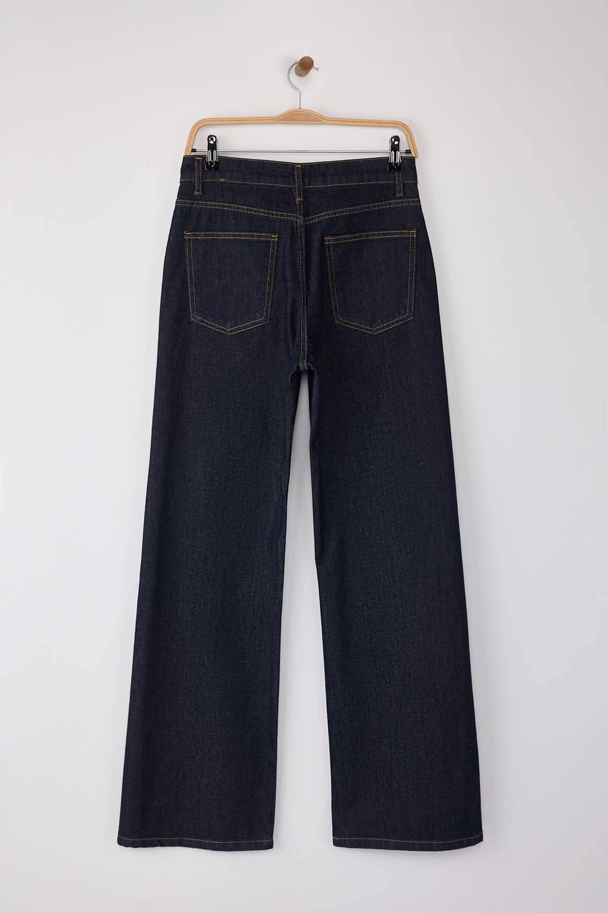 Trendyolmilla Gri  Yüksek Bel Wide Leg Jeans TWOAW26JE00007
