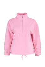 Trendyolmilla Açık Mavi  Fermuarlı Dik Yaka Polar Regular/Normal Kesim Örme Sweatshirt TWOAW21SW0758