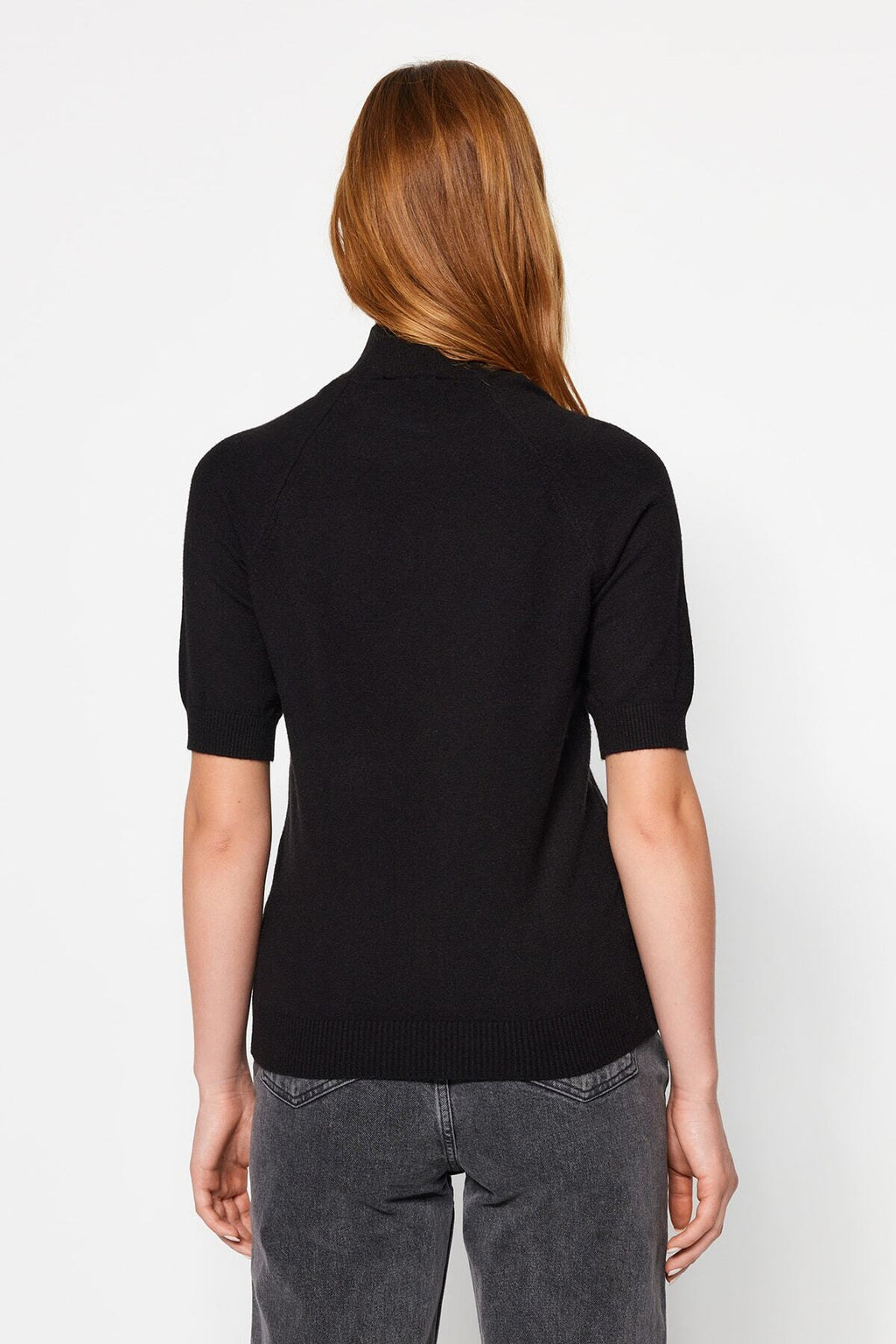 Trendyolmilla Bordo Merserize Görünümlü Premium İplik/Özel İplik Basic İnce Triko Bluz TWOAW24BZ00005