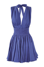 Trendyolmilla Ekru Belden Açılan/Skater Düşme Detaylı Kısa/Mini Elbise TPRSS25EL00319
