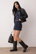 Trendyolmilla Koyu Kahverengi Şort & Bermuda TWOAW21SR0037