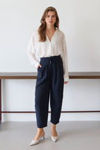 Trendyolmilla Açık Haki Şalvar/Harem Bağcıklı Pantolon TWOSS25PL00126