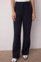 Trendyolmilla Lacivert Wide Leg/Geniş Paça Dokuma Kumaş Pantolon TWOAW22PL0139