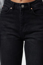 Trendyolmilla Açık Mavi Yüksek Bel Düz Kesim Straight %100 Pamuk Non-Stretch Jeans TWOSS23JE00089