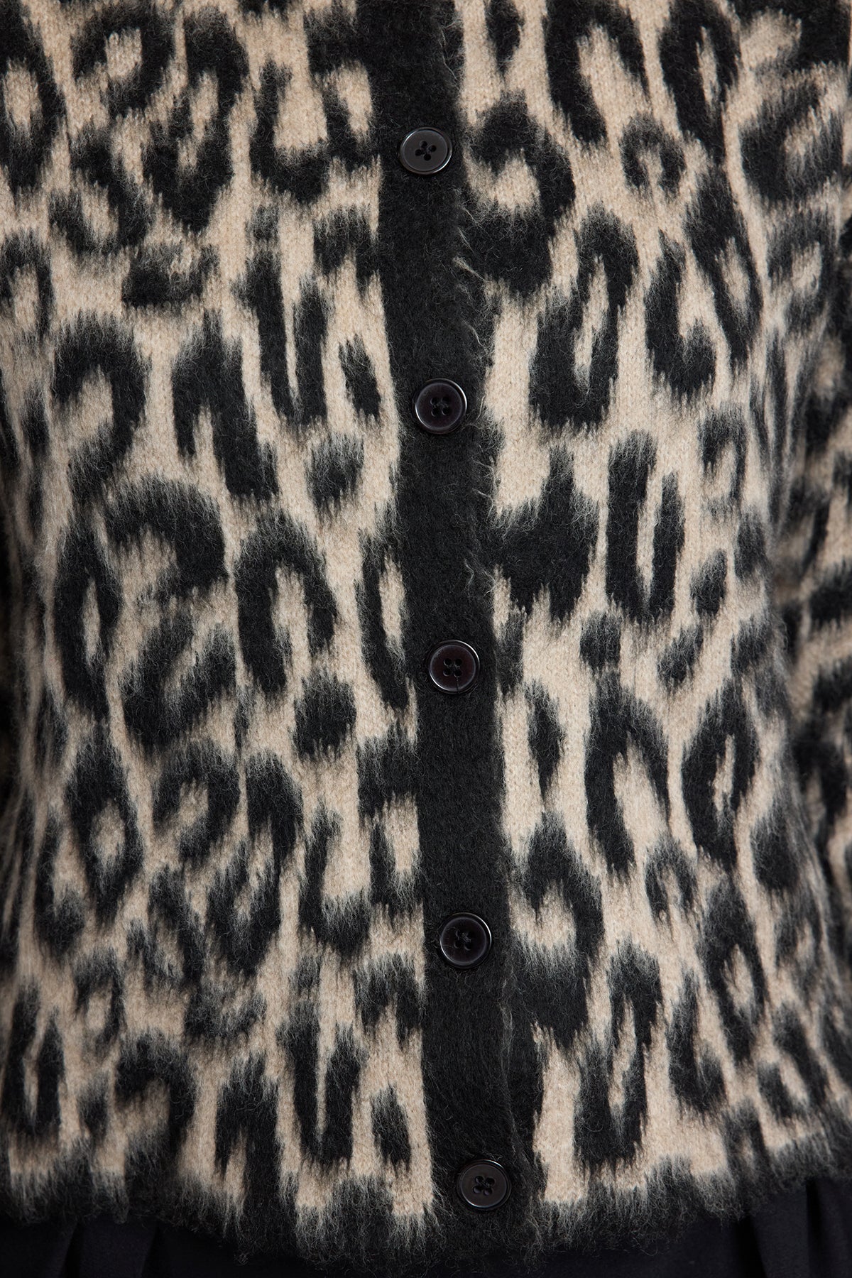 Trendyolmilla Kahverengi Leopar Desenli Triko Hırka TWOAW25HI00378