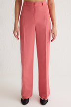 Trendyolmilla Siyah Wide Leg/Geniş Paça Yüksek Bel Dokuma Kumaş Pantolon TWOSS23PL00314