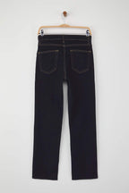 Trendyolmilla Kahverengi Yüksek Bel Paçası Kesikli Comfort/Esnek YENİ Mom Jeans TWOAW26JE00026