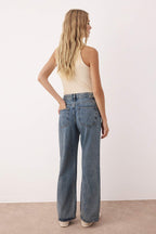 Mavi Vintage Yıkama Normal Bel Wide Leg Jeans TWOAW26JE00186