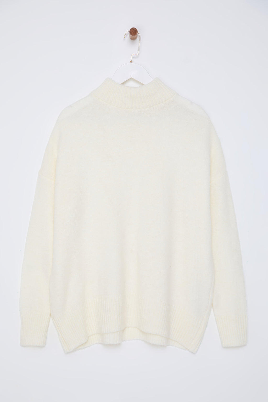 Trendyolmilla Taş Geniş Kalıp Yumuşak Dokulu Triko Kazak TWOAW23KZ00469