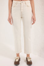 Trendyolmilla Açık Mavi  Yüksek Bel Straight Jeans TWOSS25JE00106