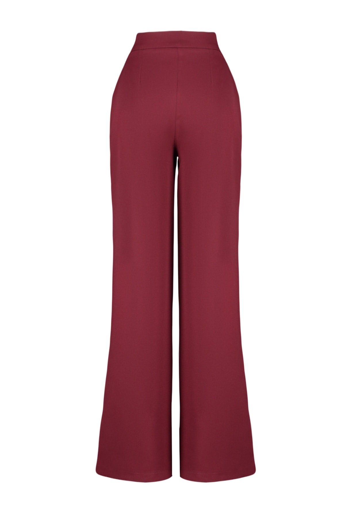 Trendyolmilla Lacivert Wide Leg/Geniş Paça Dokuma Kumaş Pantolon TWOAW22PL0139