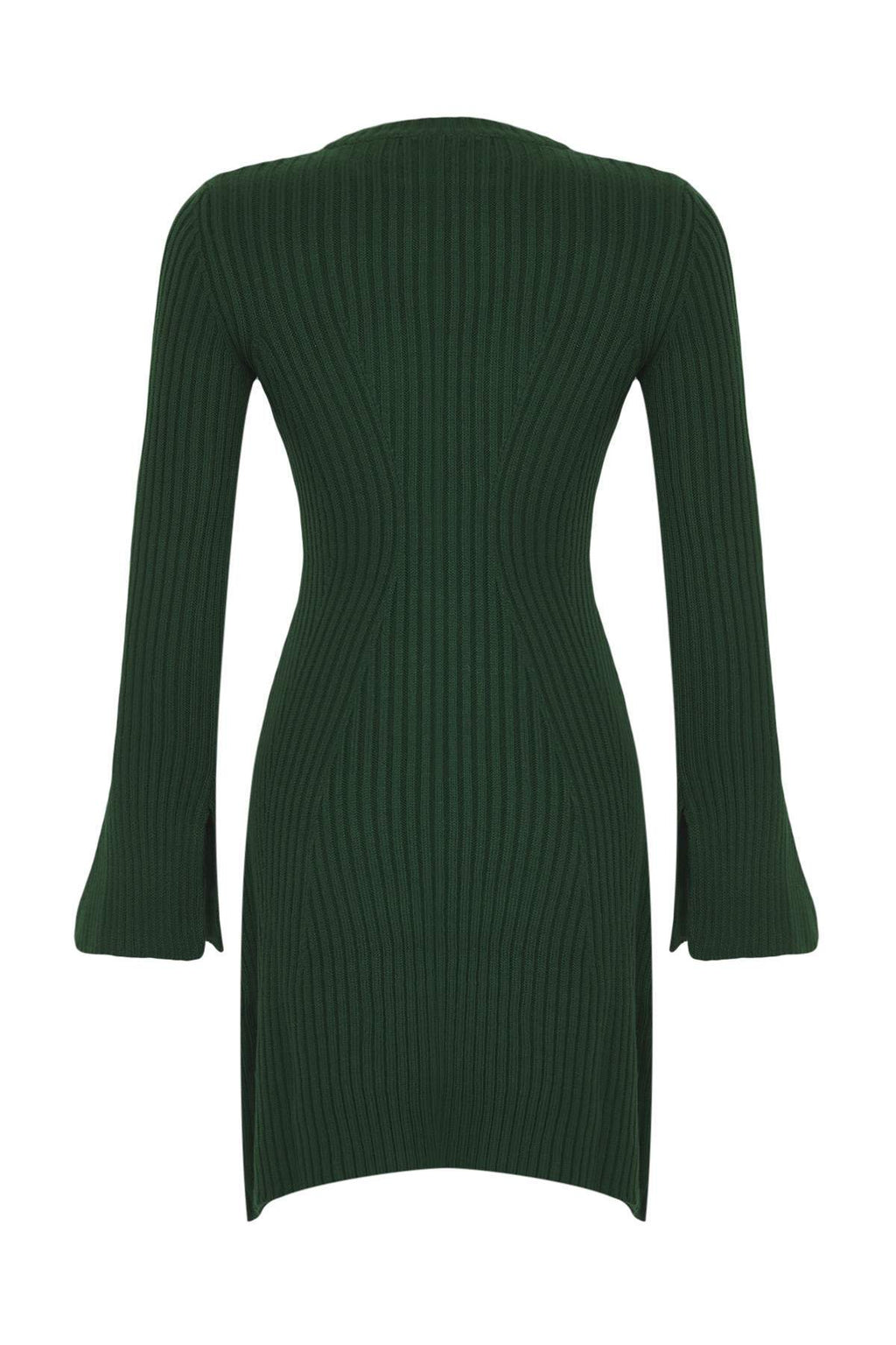Trendyolmilla Siyah Mini Triko A-Line Formda Elbise TWOAW25EL00030