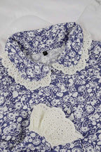 Trendyolmilla Mavi Çiçekli Viskon Dokuma Pijama Takımı THMAW26PT00185