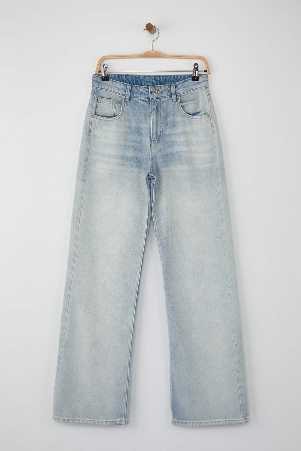 Mavi Vintage Yıkama Yüksek Bel Geniş Paça Wide Leg Jeans TWOAW26JE00072