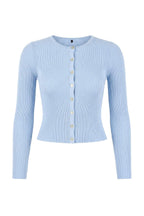 Trendyolmilla Wardrobe Essentials Sarı Merserize Görünümlü Fitilli Triko Hırka | TWOAW26HI00118