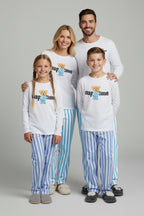 Trendyolmilla Mint %100 Pamuklu Çizgili Ayıcıklı Örme Pijama Takımı THMAW25PT00171