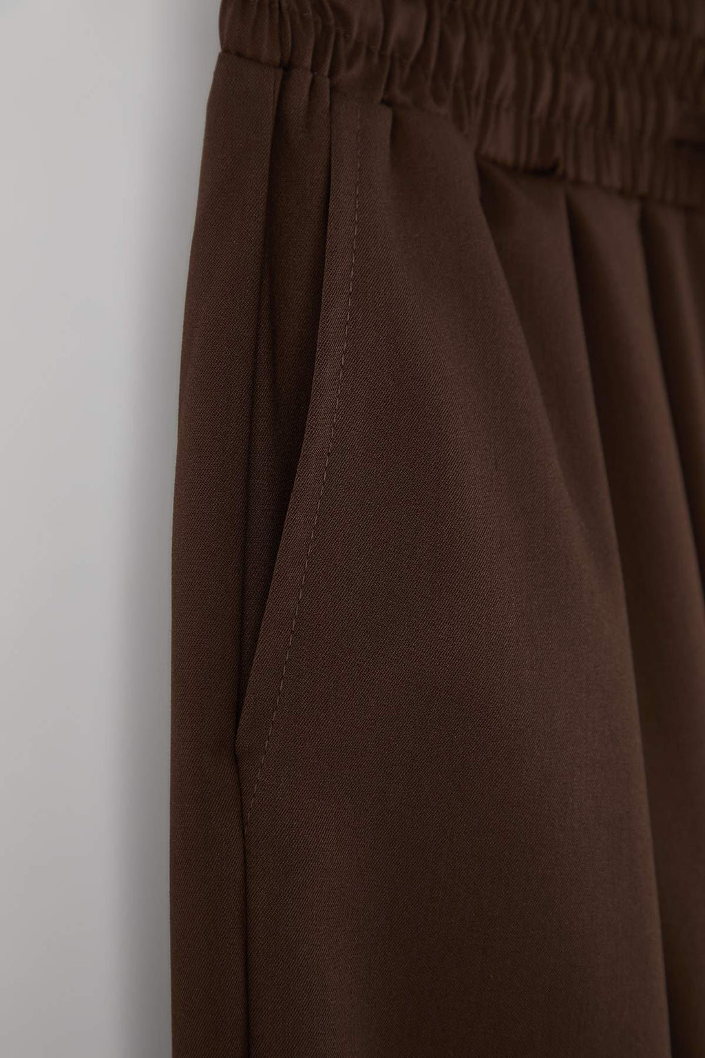 Trendyolmilla Haki Şalvar Kalıp Beli Lastikli Dokuma Pantolon TWOAW26PL00156