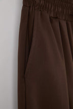 Trendyolmilla Haki Şalvar Kalıp Beli Lastikli Dokuma Pantolon TWOAW26PL00156