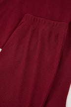 Trendyolmilla Bordo Fitilli Örme Pijama Takımı THMAW21PT0684