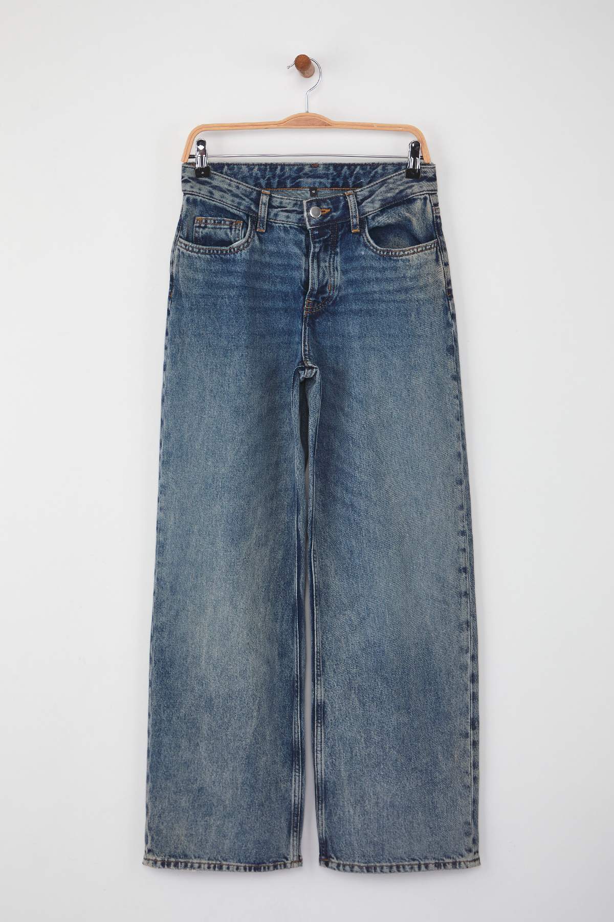 Mavi Vintage Yıkama Normal Bel Wide Leg Jeans TWOAW26JE00186