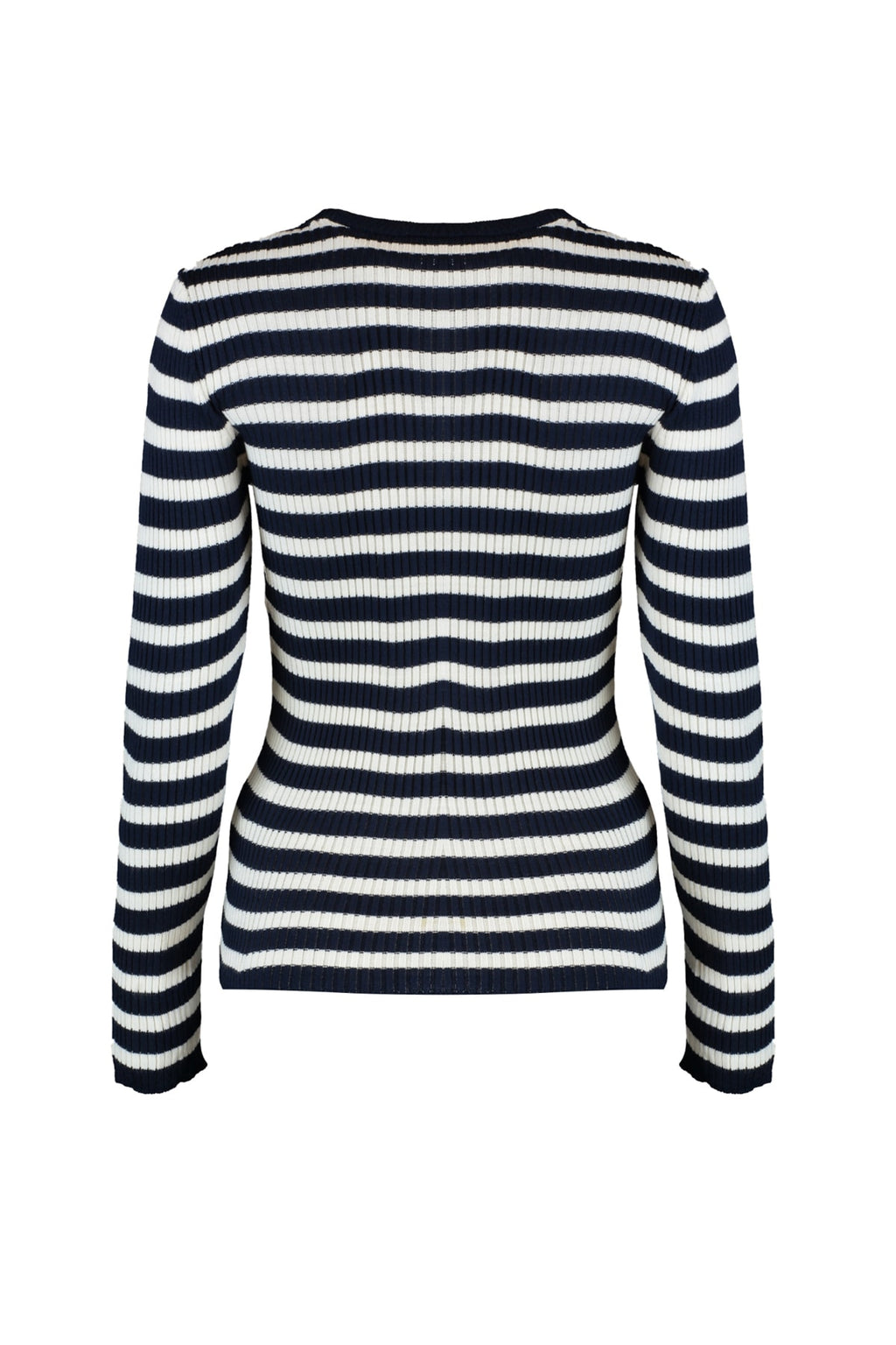 Trendyolmilla Lacivert Basic Çizgili Triko Kazak TWOAW21KZ0942