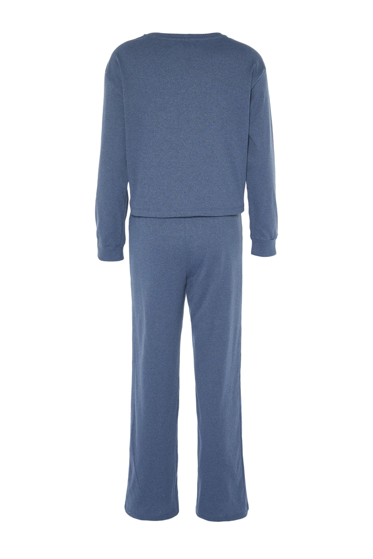 Trendyolmilla Koyu Yeşil Fitilli Örme Pijama Takımı THMAW21PT0009
