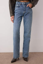 Trendyolmilla Antrasit Yüksek Bel Geniş Paça Wide Leg Jeans TWOAW26JE00083
