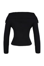 Trendyolmilla Siyah Carmen Yaka Triko Kazak TWOAW22KZ0993