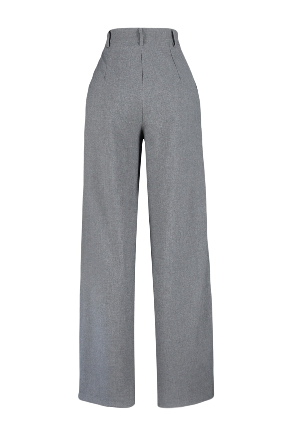 Trendyolmilla Siyah Palazzo/Extra Geniş Paça Dokuma Kumaş Pantolon TWOSS23PL00062
