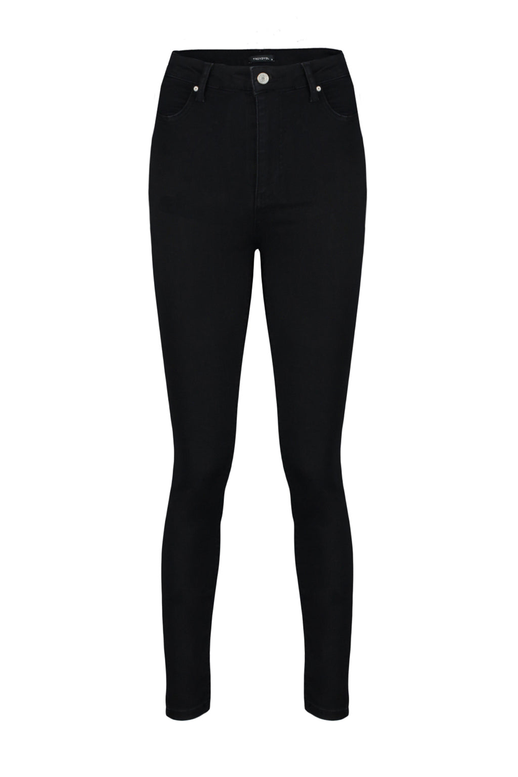 Siyah Vücudu Saran Yüksek Bel Ekstra Esnek Jegging Jeans TWOAW24JE00264