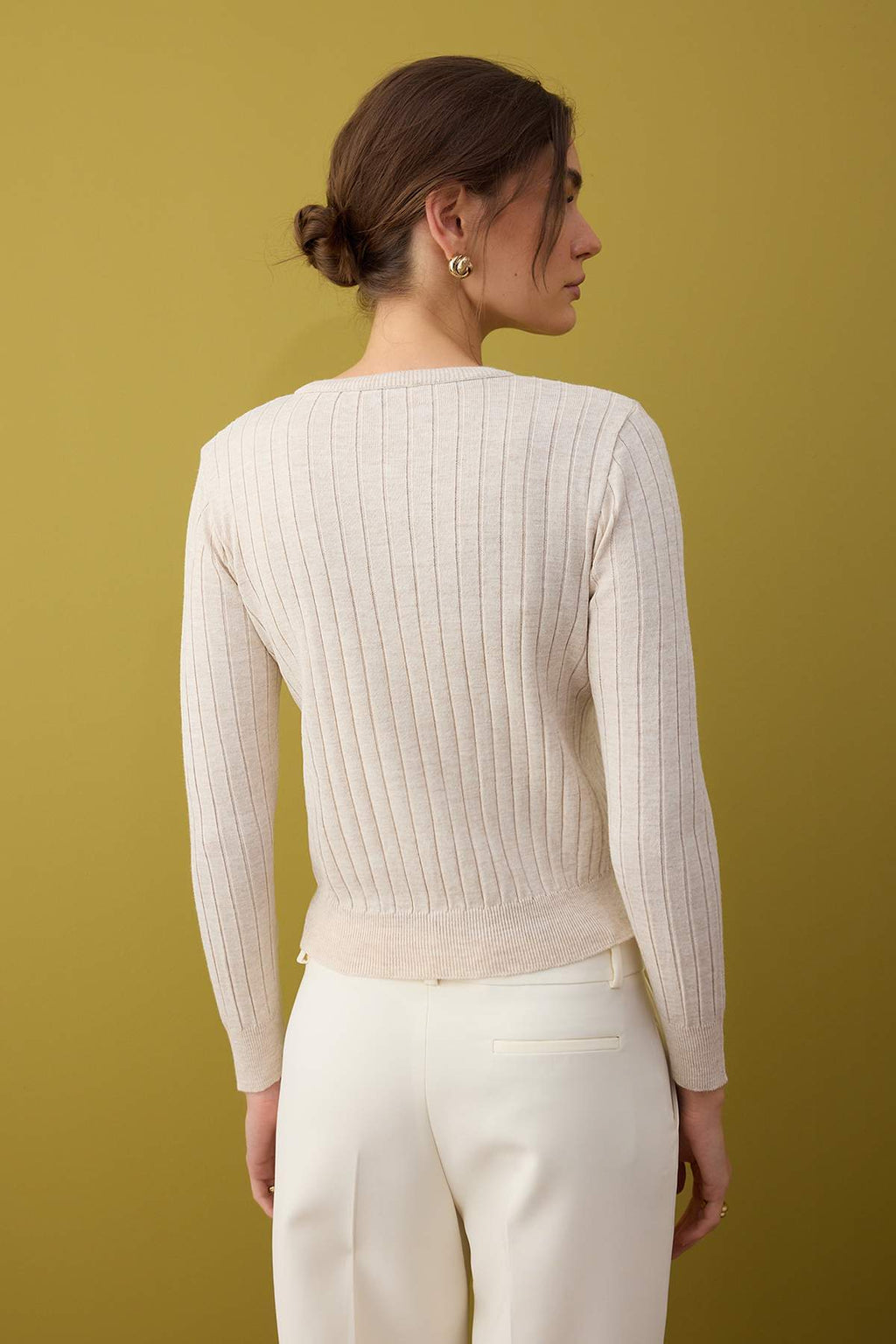 Trendyolmilla Bebe Mavisi 2'li Basic Triko Hırka-Bluz Takım TWOAW26HI00213