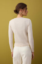 Trendyolmilla Bebe Mavisi 2'li Basic Triko Hırka-Bluz Takım TWOAW26HI00213