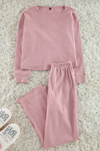 Trendyolmilla Koyu Yeşil Fitilli Örme Pijama Takımı THMAW21PT0009