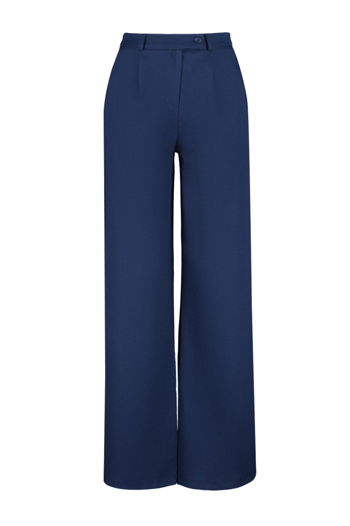 Trendyolmilla Mavi Wide Leg/Geniş Paça Dokuma Kumaş Pantolon TWOAW22PL0263 Palazzo