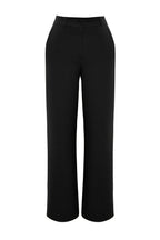 Trendyolmilla Siyah Wide Leg/Geniş Paça Bootcut Dokuma Kumaş Pantolon TWOAW21PL0332