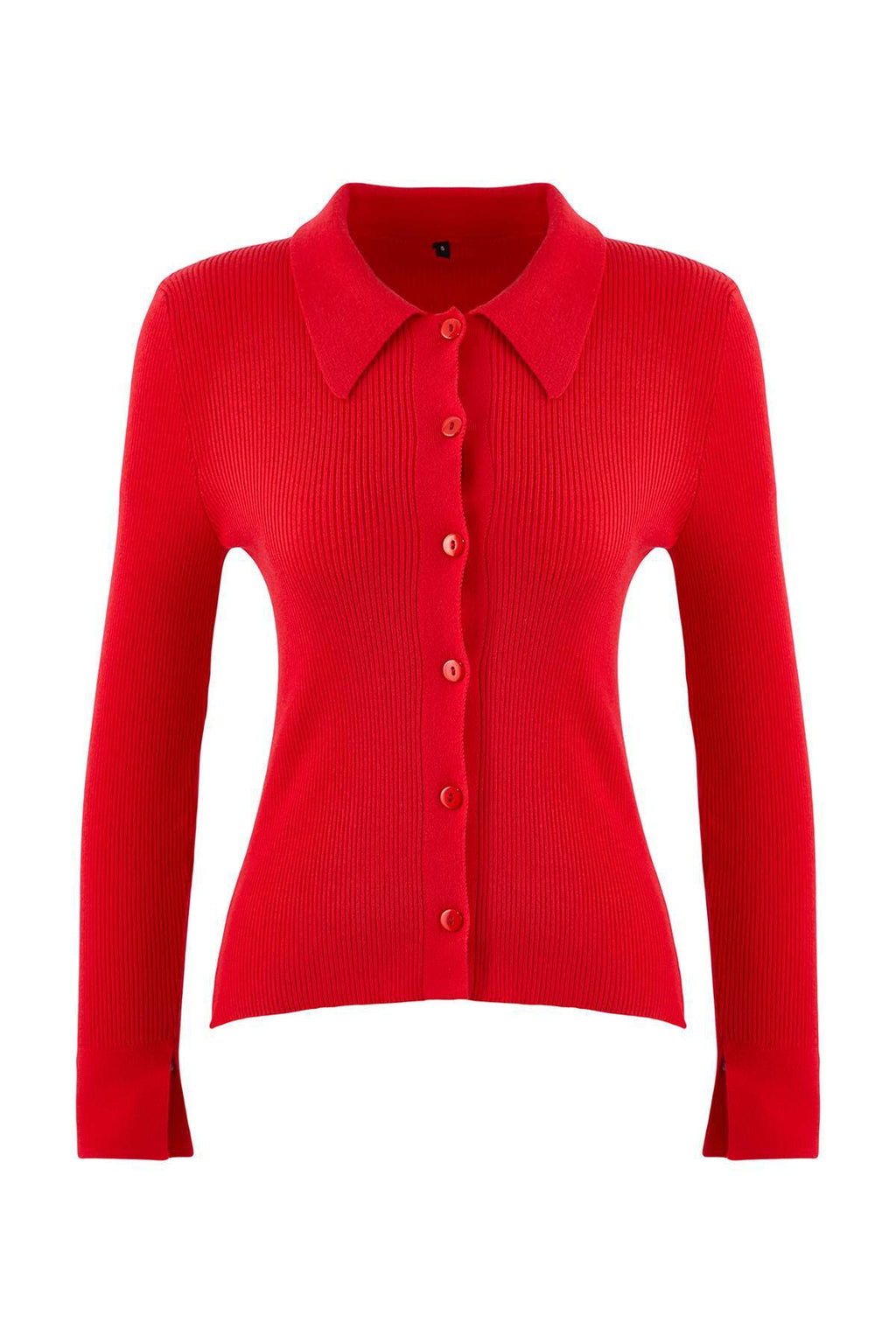 Trendyolmilla Wardrobe Essentials Gri Premium İplik Polo Yaka Triko Hırka | TWOAW26HI00225