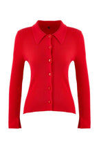 Trendyolmilla Wardrobe Essentials Gri Premium İplik Polo Yaka Triko Hırka | TWOAW26HI00225