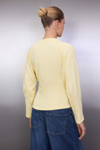 Trendyolmilla Kahverengi Kalın Şardonsuz Belden Oturmalı Bisiklet Yaka Örme Sweatshirt TWOAW26SW00068